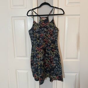 Banana Republic Multicolor Floral Midi Dress